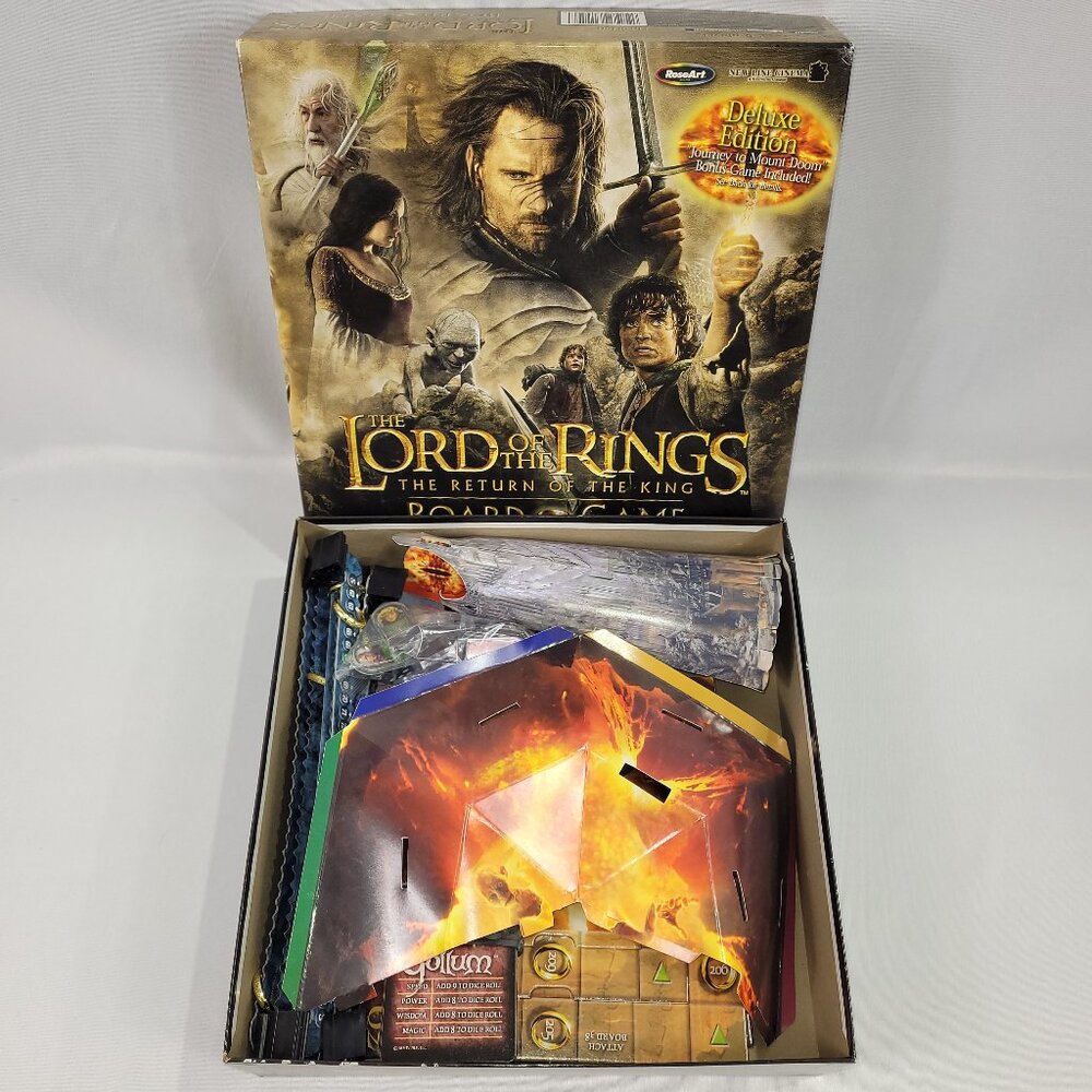 The Lord of the Rings 2004 Vintage Return of the King Board Game Rose Art
